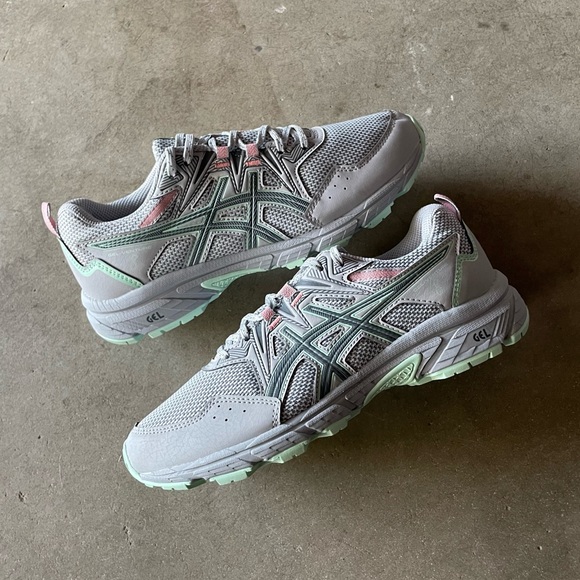 ASICS Gel-Venture 8 Trail Grey Running/Hiking Athletic Sneakers/Shoes 7 Youth - Picture 5 of 7